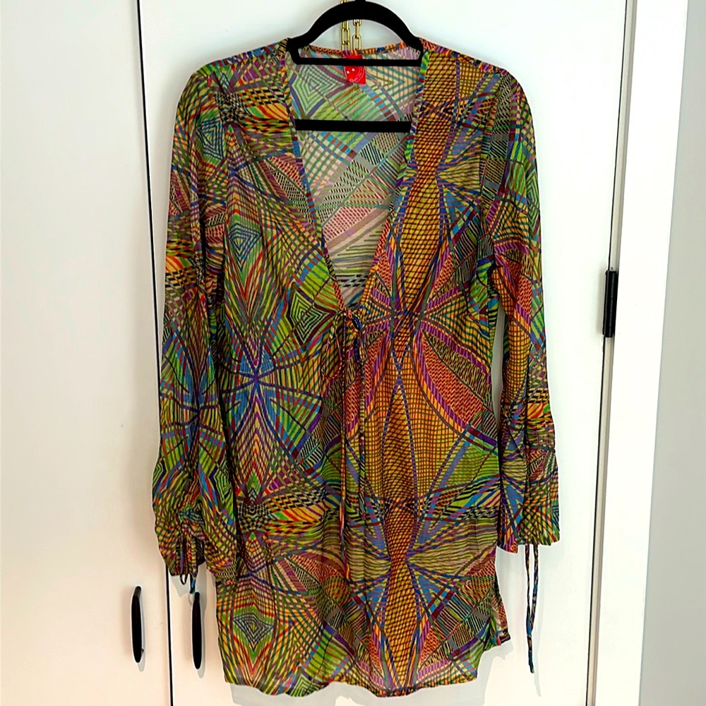 Perfect Condition Red Carter Pool Cover Up